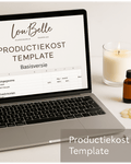 Kaarsen Productiekost Template (Basisversie) | LouBelle | Handgemaakte geurkaarsen